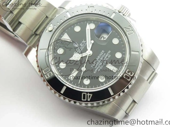 MiroTime 0109 Comfortable Submariner 116610 LN Black Ceramic ARF 1:1 Best Edition 904L SS Case and Bracelet A2824 V 3218